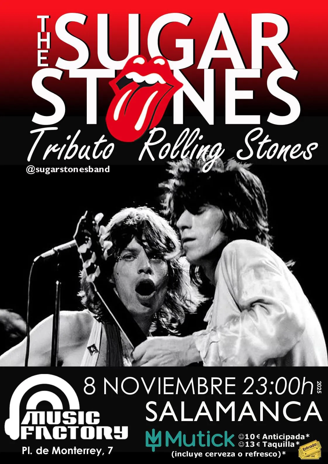 THE SUGAR STONES – TRIBUTO A THE ROLLING STONES