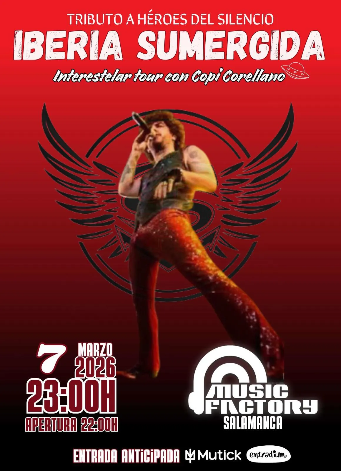 🎸 IBERIA SUMERGIDA EN MUSIC FACTORY SALAMANCA – TRIBUTO A HéROES DEL SILENCIO 🎤