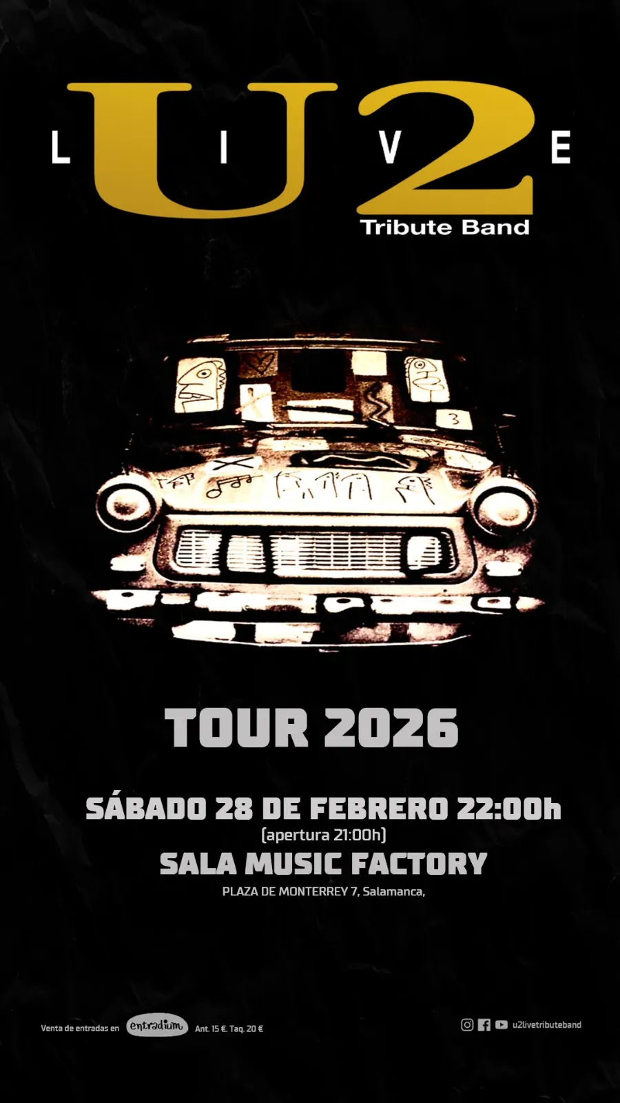 U2LIVE – TRIBUTE BAND (TOUR 2026)