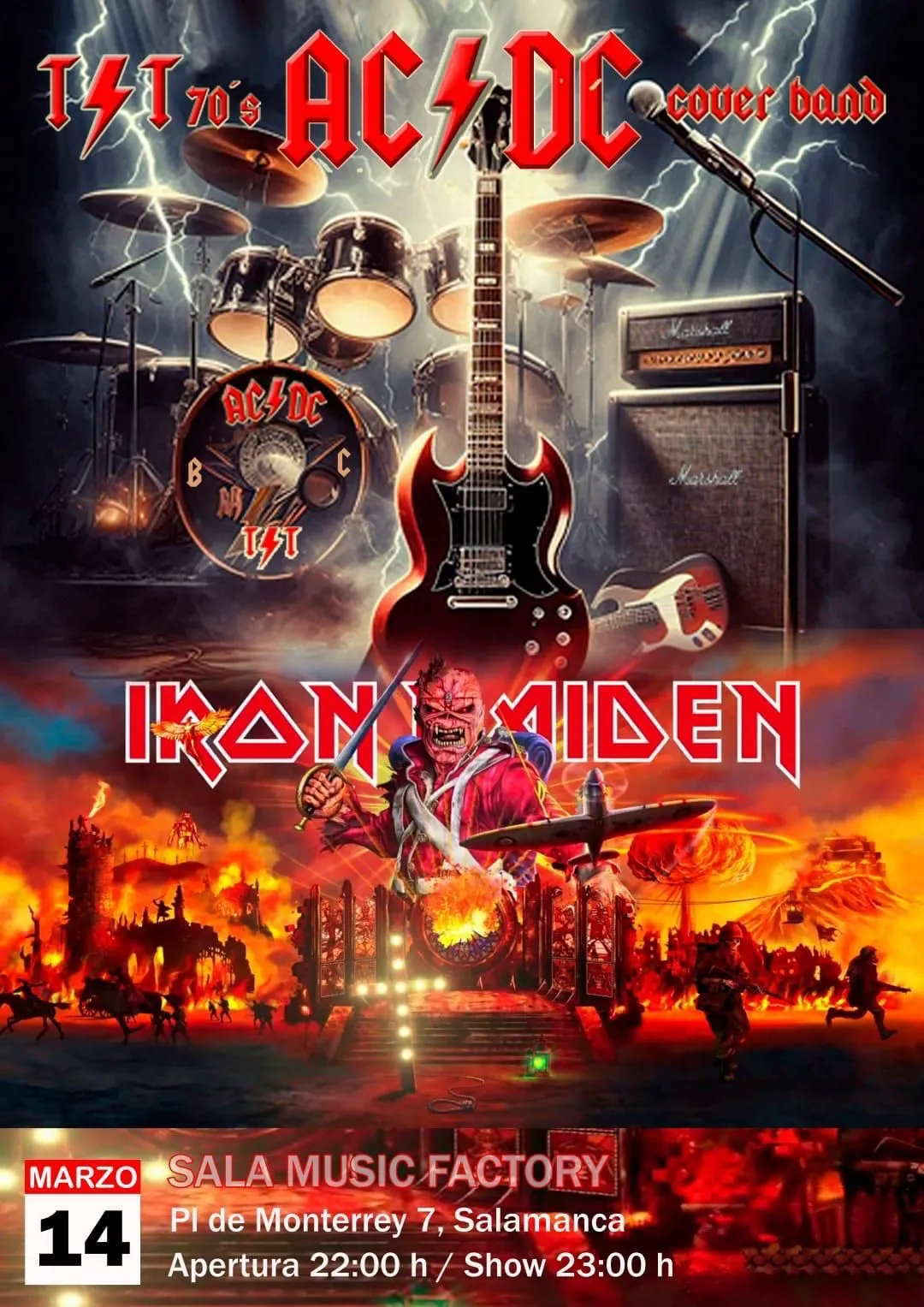 ACDC IRON MAIDEN TRIBUTE NIGHT