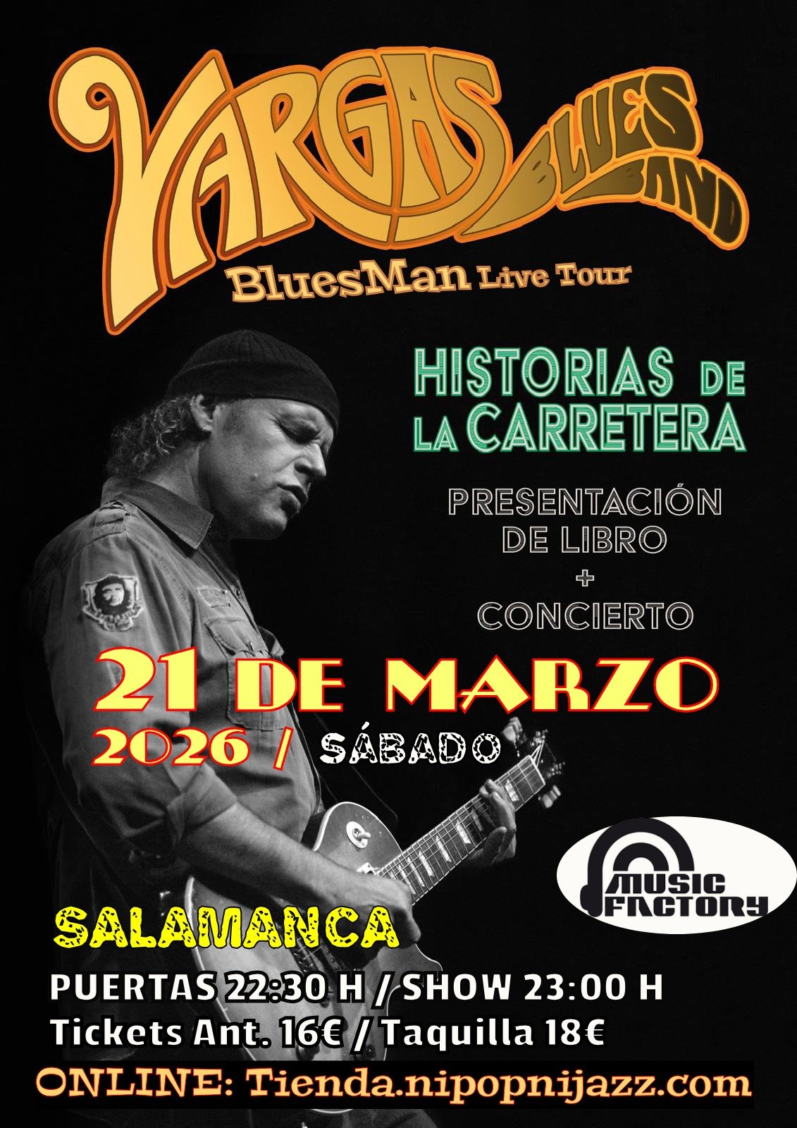VARGAS BLUES BAND BLUESMAN LIVE TOUR