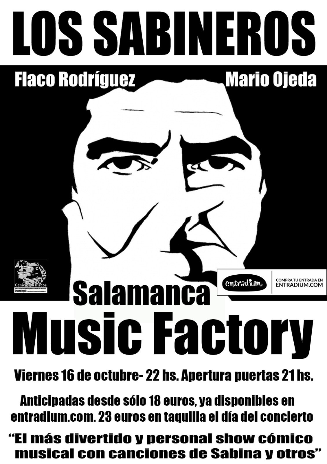 LOS SABINEROS — SHOW CÓMICO MUSICAL CON CANCIONES DE SABINA