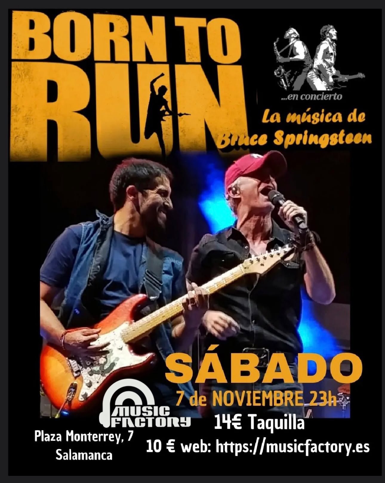 BORN TO RUN – TRIBUTO A BRUCE SPRINGSTEEN EN SALAMANCA